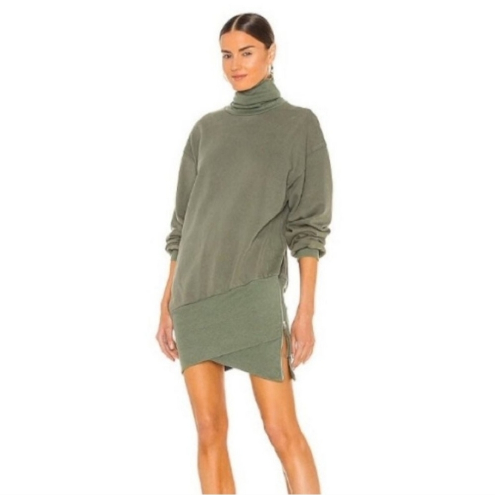 Young Fabulous and Broke Asymmetrical Tie Dye Sweater Dress size Large - Picture 3 of 14